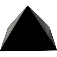 Los mejores  - Heka Naturals Pirámide de Piedra Shungit Pulida 15 cm con Fullerenos para una Protección Electromagnética Extrema…